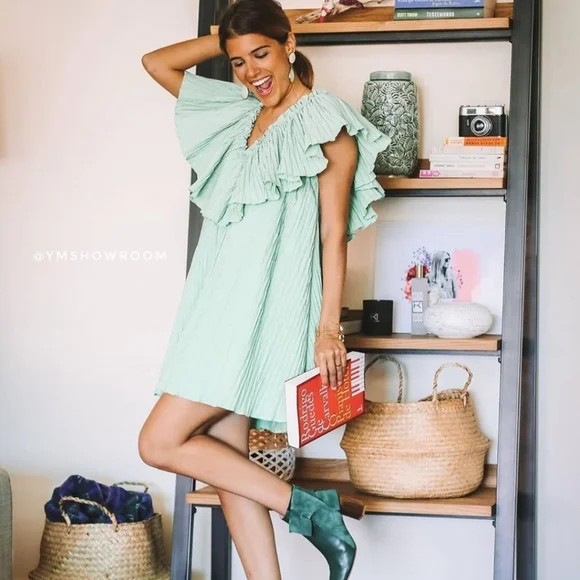 🔥Last 1🔥ZARA Voluminous pleated dress - Picture 8 of 9